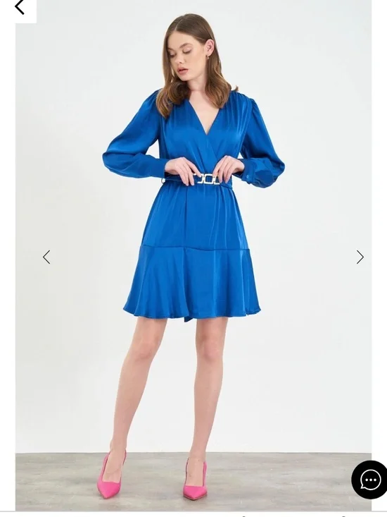 Tiffany & Tomato Dress Size S Blue - Picture 2 of 7